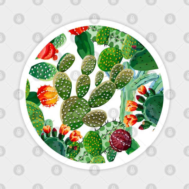 Cactus texture Magnet by GreekTavern